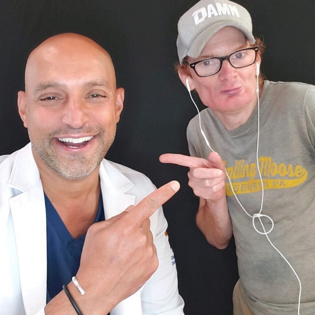 Dr. Zaidi w. medicated pete